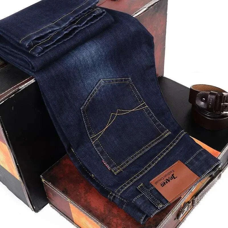 Men Fashion Straight Jeans Men 2025